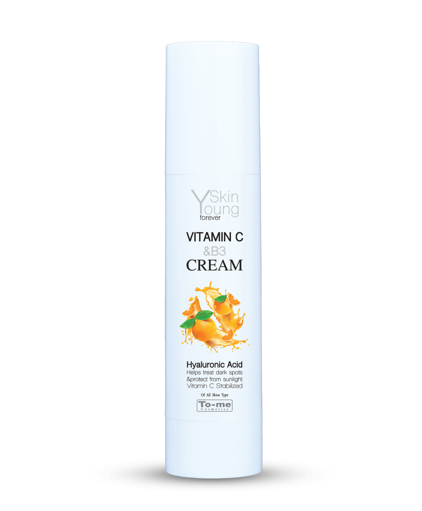 كريم فيتامين C مع حمض الهيلورونيك يونج سكين فور ايفر50مل